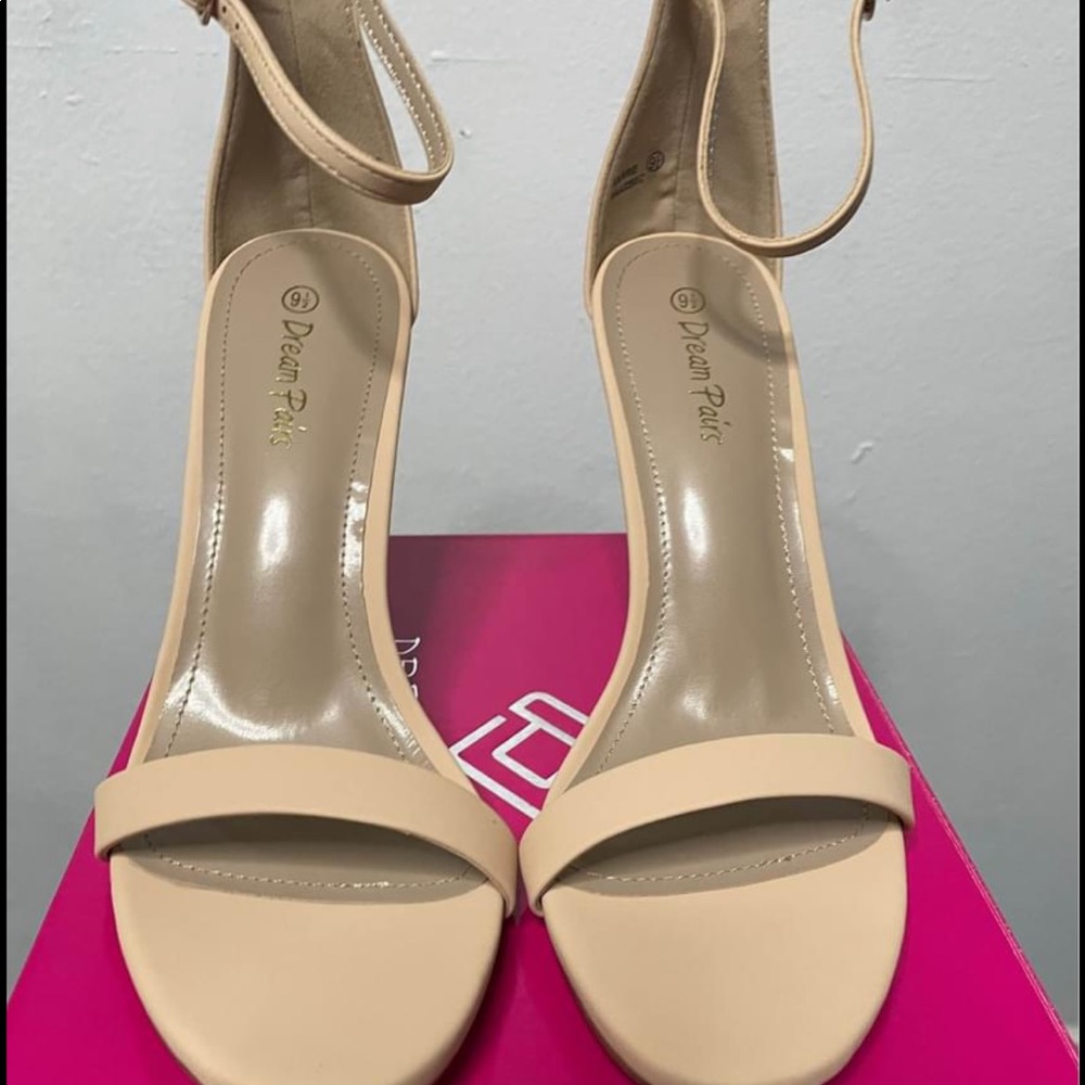 DREAM PAIRS Women's Karrie High Stiletto Pump Heeled Sandals
